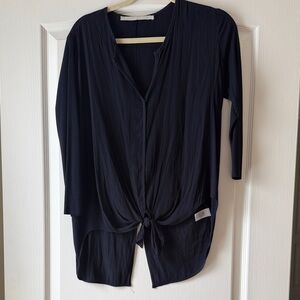 Elegant Navy Women's Shirt